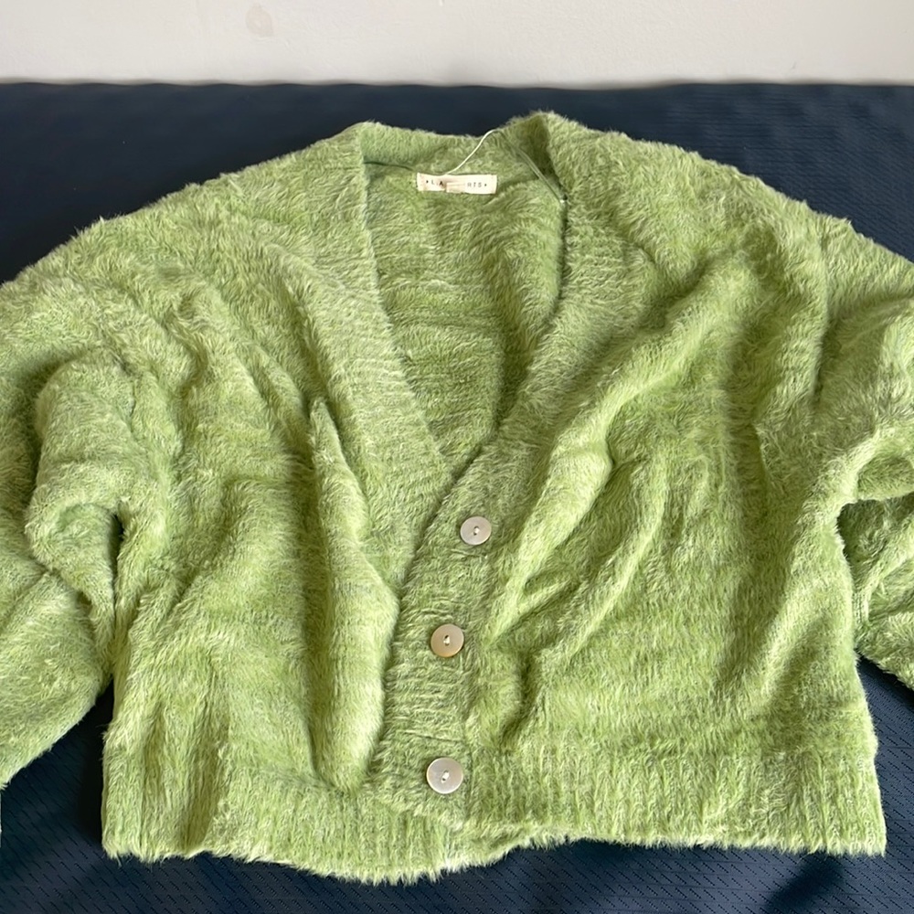 Pacsun green cardigan